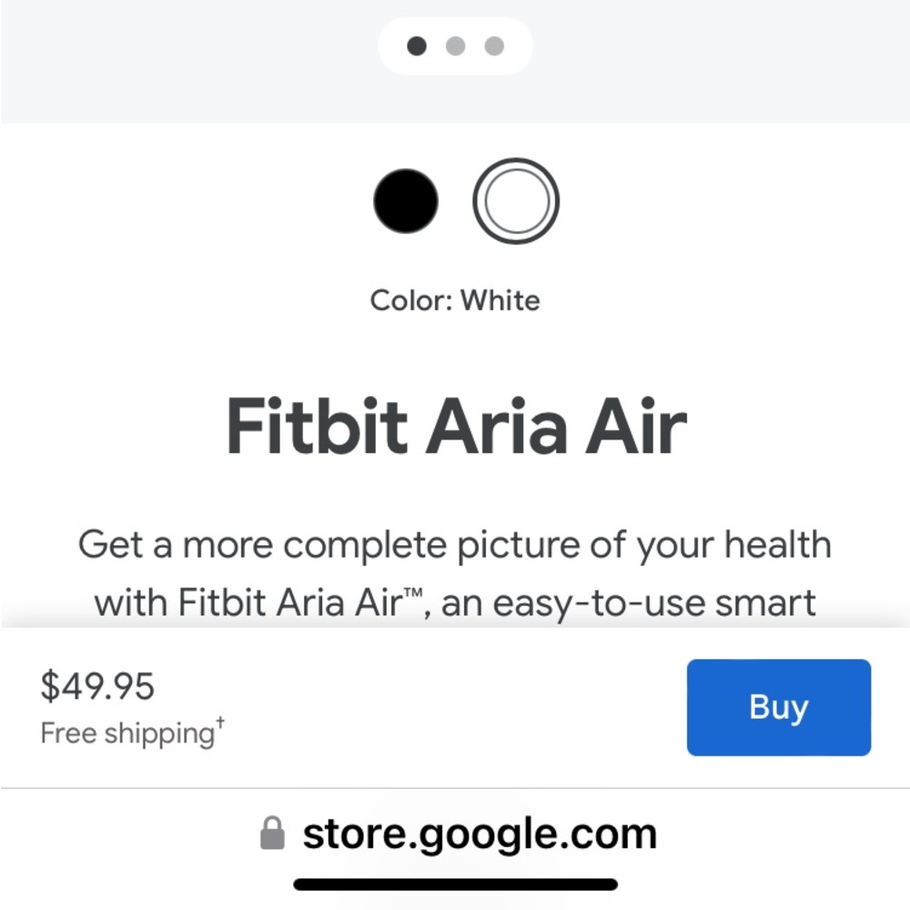 Fitbit scale - Picture 2 of 2